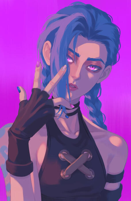 Jinx, Arcane fanart, 2026